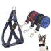 Meidiya Dog Collar and Leash Sets for Small Puppy Medium Large Dogs Pets Heavy Duty Nylon with Denim Design Perfect Accessories for Walking Training Your Dog