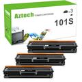 AAZTECH 3-Pack Compatible Toner Cartridge for Samsung MLT-D101S 101S Printer Ink Black