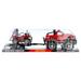 Friction Powered Fire Rescue Trailer Truck with Atv