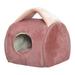 XWQ 1 Set Pet Bed Super Soft Ultra-thick Fabric Enclosed Type Dog Sleeping Nest Pet Bed for Home