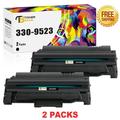 Toner Bank Compatible for Dell 1130 Black Toner Cartridge Replacement for Dell 330-9523 1130 1130N 1133 1135N Printer Toner Ink Office Supplies Household Black 2-Pack