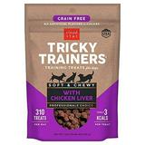 Cloud Star Tricky Trainers Chewy & Grain Free Low Calorie Dog Training Treats Baked in the USA Liver 12 oz.