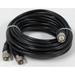 Taurus 18 Ft CO-PHASE RG-59A/U Coaxial Cable Black PL-259 TO 2 X PL-259 - High Quality Cable!