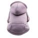 Winter Warm Hoodies Small Cat Dog Outfit Dog Christmas Pet Pullover Cute Puppy Sweatshirt Pet Apparel Clothes Purple XX-Large