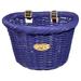 Nantucket Bicycle Basket Co. Cruiser Adult D-Shape Basket Purple