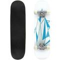 polygonal graphic mountains icebergs origami style minimalistic Outdoor Skateboard Longboards 31 x8 Pro Complete Skate Board Cruiser