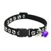 Reflective Cat Collar with Bell Solid & Safe Best Small Pet Collar Reflective Cat Collar Adjustable Pet Kitten Reflective Necklace for Small Pet Animals Cat Collar with Bells Breakaway Cat Collar