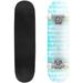 Abstract minimal background with white and blue pixels abstract blue Outdoor Skateboard Longboards 31 x8 Pro Complete Skate Board Cruiser