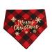 Christmas Dog Bandana Classic Plaid Pets Triangle Bibs Set Pet Costume Accessories Cute Xmas Decoration for Small Medium Large Dogs Cats