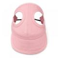 Prettyui Pet Outdoor Costume Hat Solid Colors Oxford Cloth Baseball Cap Designed Hole for Ears