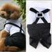 Pet Costume Wedding Shirt Formal Tuxedo with Black Tie Suit Dog Gentleman Suspender Bow Tie Apparel Puppy Costume Jumpsuit Coat for Dog Cat