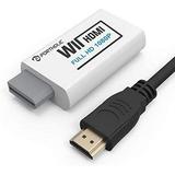Wii to HDMI Converter PORTHOLIC 1080P Wii2HMDI Adapter with Cable for Nintendo Wii Wii U HDTV Monitor