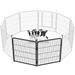 FXW Rollick Dog Playpen Outdoor 2 Panels 32 Height Dog Fence Exercise Pen for Medium/Small Dogs Pet Puppy Playpen for RV Camping Yard