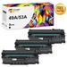 Toner Bank Compatible 49A 53A Toner for HP Q5949A 49A Q7553A 53A LaserJet 1160 1160LE 1320 1320N 1320TN 1320NW 3390 3392 Replacement Printer Toner Ink Black 3-Pack