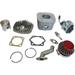 For Motorized Bike 80cc Engine Rebuild Kit Cylinder Piston Carburetor Air Filter