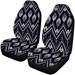 FMSHPON Set of 2 Car Seat Covers Ornament Geometric For Clothing Other Universal Auto Front Seats Protector Fits for Car SUV Sedan Truck