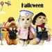 Pet Policeman Costumes Dog and Cat Halloween Suits