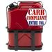 HD JERRY CAN HOLDER With CLASSIC 5 Gallon Steel Jerry can - GAS - NATO Dimensions (CARB and EPA approved for all 50 states)