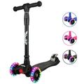 Juiluna Scooters for Kids Age 3-5 Kick Scooter for Boys Girls Toddlers 4 Adjustable Height AEBC-9 Bearing 3 Light Up Wheels Lean to Steer Outdoor Activities for Children from 3 to 12 Years Old