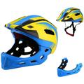 Lixada Kids Detachable Full Face Bike Helmet Breathable Ultralight Cycling Sports Safety Helmet for Skateboard Scooter Roller Skating