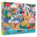 Ceaco - Christmas - Disney - Minnie s Cookie Kitchen - 400 Piece Together Time Interlocking Jigsaw Puzzle