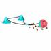 Upgraded Suction Cup Dog Toy Dog Rope Ball Pull Toy with Double Suction Cup Multifunction Molar Bite Toy Tug of War for Aggressive Chewers and Toothbrush