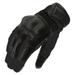 Joe Rocket Turbulent Womens Leather/Textile Motorcycle Gloves Black/Black SM