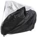 NEVERLAND Bike Cover Bicycle Cover Heavy Duty Tear Resistant Bike Covers Outdoor Storage Waterproof Rain Sun UV Dust Wind Proof Universal Fit with Windproof Buckles & Elastic Design (Silver-Small)