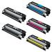 PrinterDash Compatible Replacement for C110/C130N/MC160/MC160N Toner Cartridge Combo Pack (2-BK/1-C/M/Y) (TYPE D2) (44250722B1CMY)