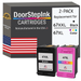 Remanufactured DoorStepInk High Yield Ink Cartridge for HP HP 67XXL Black 67XL Color Combo Pack
