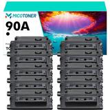 10-Pack 90A Toner Cartridge Compatible for HP CE390A 90A 90X CE390X for HP Laserjet Enterprise 600 M601 M602 M603 M4555 M4555f MFP Printer Ink (Black)