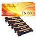 Catch Supplies Compatible Toner for Brother TN-660 TN-630 HL-L2340DW HL-L2300D MFC-L2707DW DCP-L2540DW DCP-L2520DW HL-L2320D Laser Printer ink (Black 5-Pack)
