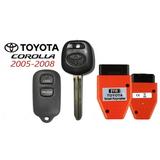 Toyota 44D Transponder DOT Chip Key + 3 Button Remote GQ43VT14T + Programmer VLS