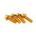 Wolf Tooth Water Bottle Cage Bolts M5x15mm 4 Piece Aluminum Gold