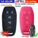 Dobrev 5 Button Silicone Case Protector Entry Fob Cover Skin for Ford Fusion Explorer Mustang Edge Lincoln Nautilus MKC MKX MKZ Smart Key