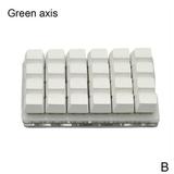 New Programmable Mechanical Keyboard 6keys Macro Keypad Green / Red Switch Diy Customize Usb Programming Shortcut Key Osu!