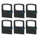 PrinterDash Compatible Replacement for Elite Image 75006 Black Printer Ribbons (6/PK) - Equivalent to Okidata 52102001 / 52104001