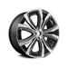 Aluminum Wheel - Machined and Dark Charcoal - 20 x 8 Inch - 30mm Offset - 5 Double Spoke - 5 Lug - Compatible with 2016 - 2018 RX350 2017 2019 2020 2021