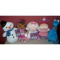 Doc McStuffins Complete Set Of 5 Plush Dolls ; Doc McStuffins Lambie Stuffy Chilly & Hallie