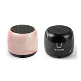 U Speakers Micro Marble Portable Wireless Bluetooth Speaker with Mic & Selfie Remote Control Active Lifestyle Travel Home Office Bundle with Coordinating Micro Speaker Pair together Perfect Gift