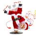 Electric Singing Santa Claus Toy Inverted Musical Santa Doll Toys