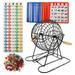 GSE Games & Sports Expert Deluxe Bingo Game Set with Black Bingo Cage Plastic Masterboard Bingo Balls Bingo Cards and Bingo Chips. Great for Kids Adults and Family Party