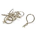 Integy RC Toy Model Hop-ups C26246SILVER Anodized Color Bent-Up Body Clips (8) for 1/10 RC Cars & Trucks (LxW=26x16mm)