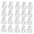 Paper Clips For Kids Animal Shaped Paperclip Fun Paper Clips Assorted Colors Paperclip Coated Paper Clips Bookmark Clips Office Supplies For Document Organizing 20 Counts