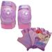 Bell Sports Disney Princess Protective Pad and Glove Set Purple/Pink
