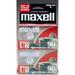 Maxell 90 Minute UR Audio Tape 2 Pack