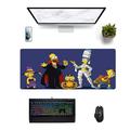 Large Gaming Mouse Pad The Simpsons Extended Mouse Pad Non-Slip Rubber Base Computer Desk Pad Mouse Mat for Laptop Desktop Office Home PC Gamerï¼Œ27.56*11.81 inch
