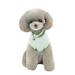 yuehao pet supplies pet spring and summer solid color dog shirt pet dog clothes vest green