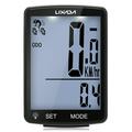 LIXADA Wireless Bike Computer Multi Functional LCD Screen Bicycle Computer Mountain Bike Speedometer IPX6 Waterproof Cycling Measurable Temperature Stopwatch Cycling Accessories