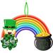 Joyful Start St Patricks Door Decorations St Patrick Door Hanger Wood St Patricks Day Decorations for Door St. Patrick s Day Door Signs St. Patrick s Day Door Hanger St Patrick s Day Door Decor St Pat